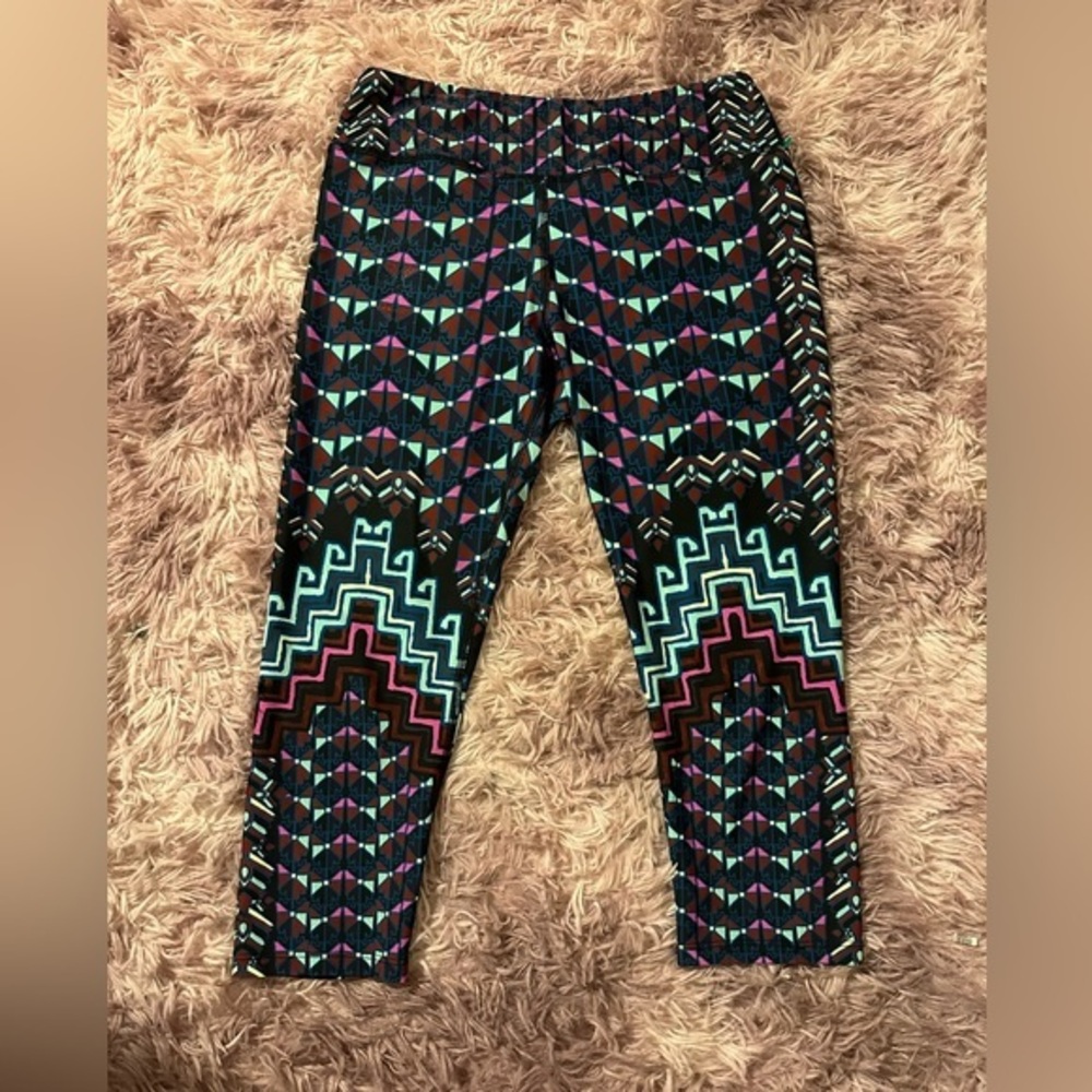 Mara Hoffman Active Cropped Geo Print Leggings Size Medium